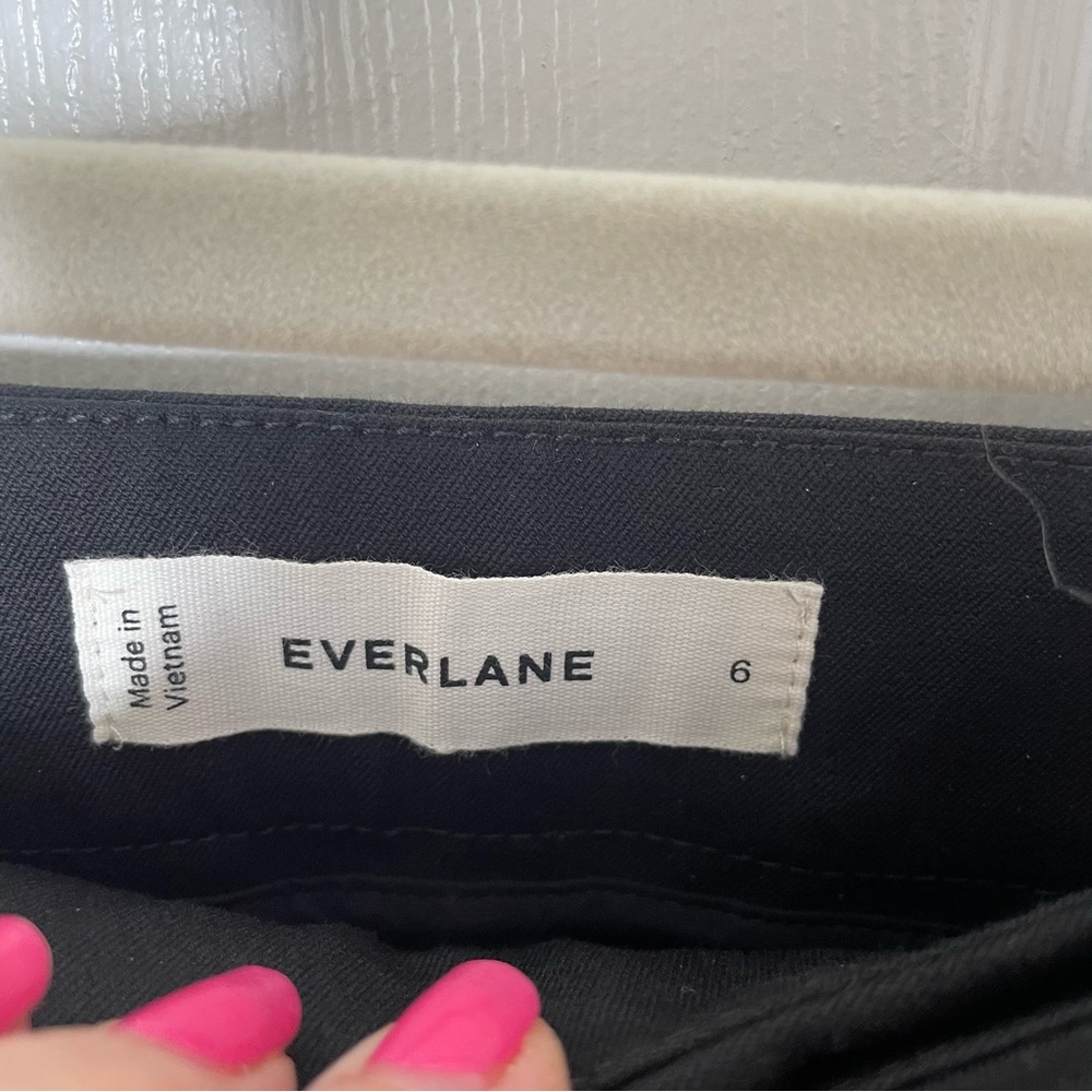 NEW W / O TAGS Everlane Black The Bi-Stretch Flare‎ Pant in Size 6 - Picture 9 of 10